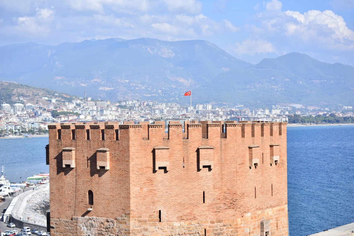 A panoramic view of the Antalya skyline with its iconic landmarks