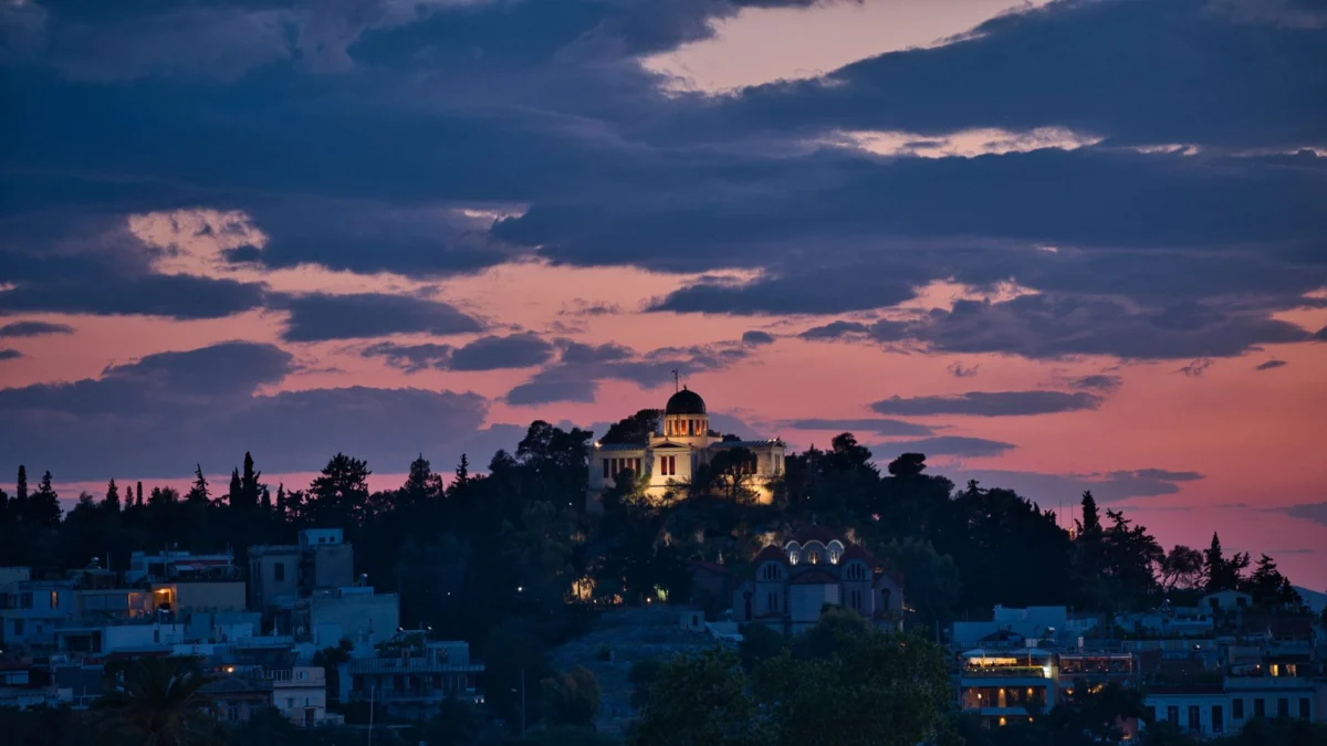 Scenic view of a romantic Athens skyline perfect for couples