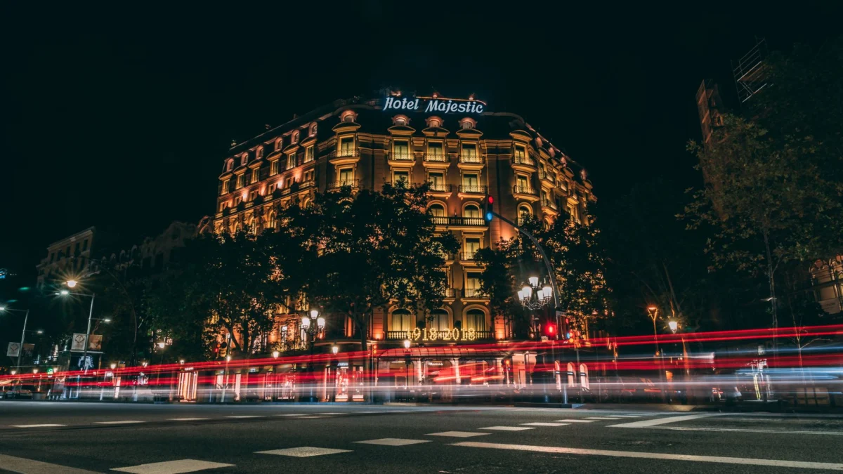 Charming romantic hotel in Barcelona's quaint neighborhood