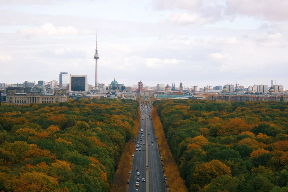 View of Berlin skyline suitable for families visiting the city