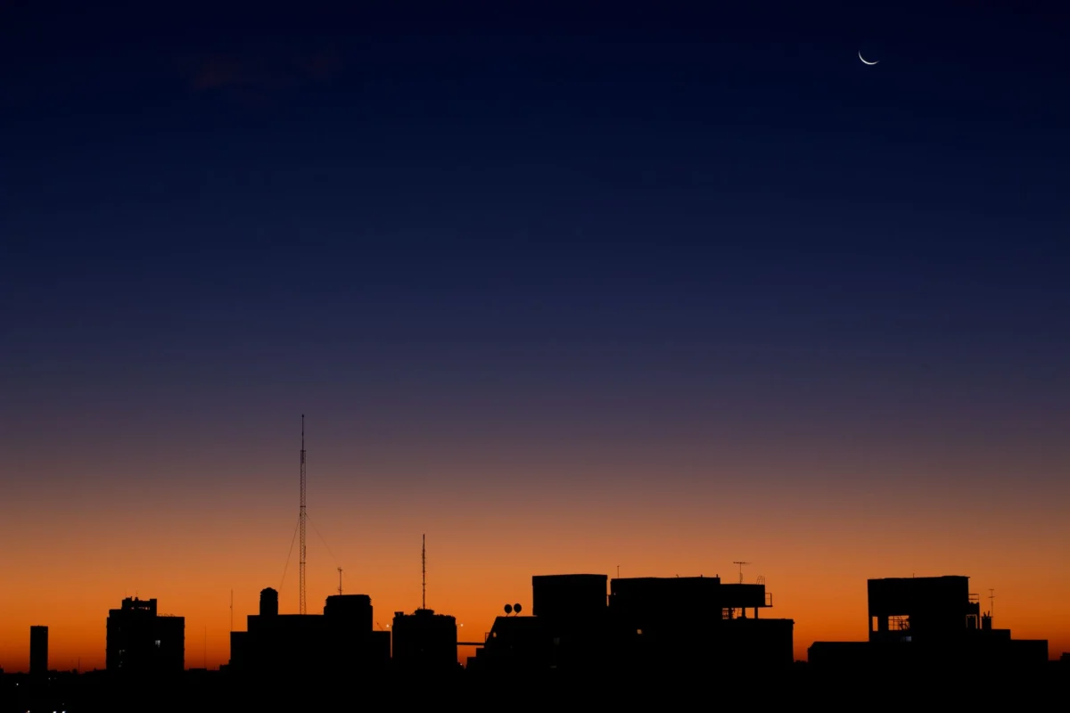 Scenic Buenos Aires skyline view of iconic landmarks