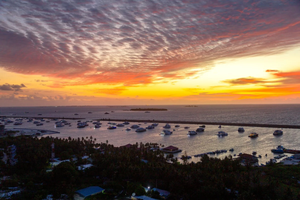 Scenic sunset view over Cancun, highlighting its romantic allure