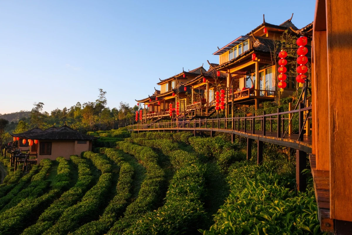 Panoramic view of Chiang Mai featuring historical landmarks