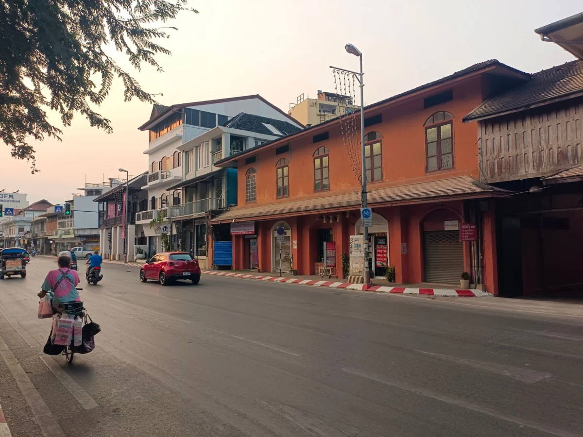 Scenic sunset over Chiang Mai's skyline