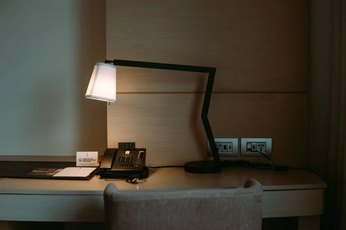 Luxurious business hotel room in central Delhi