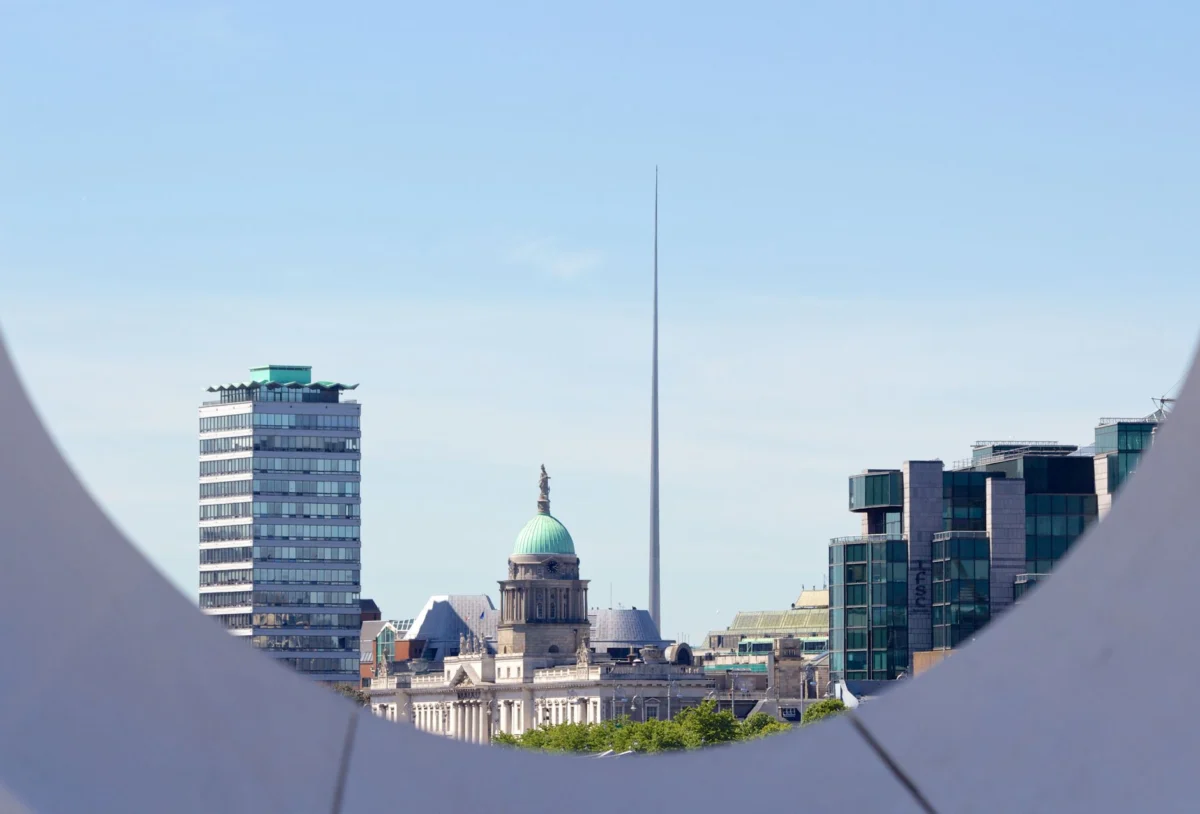 Romantic Dublin hotel overlooking the skyline