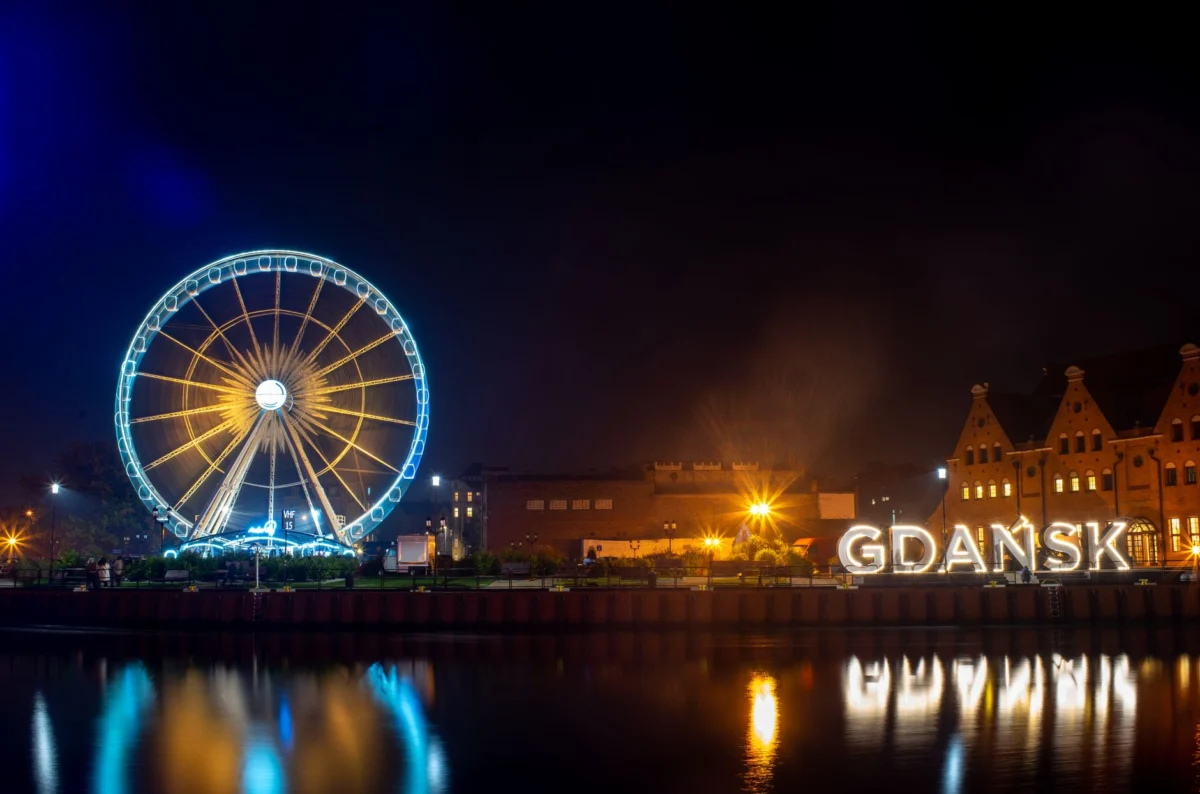Breathtaking Gdansk skyline featuring charming riverside views