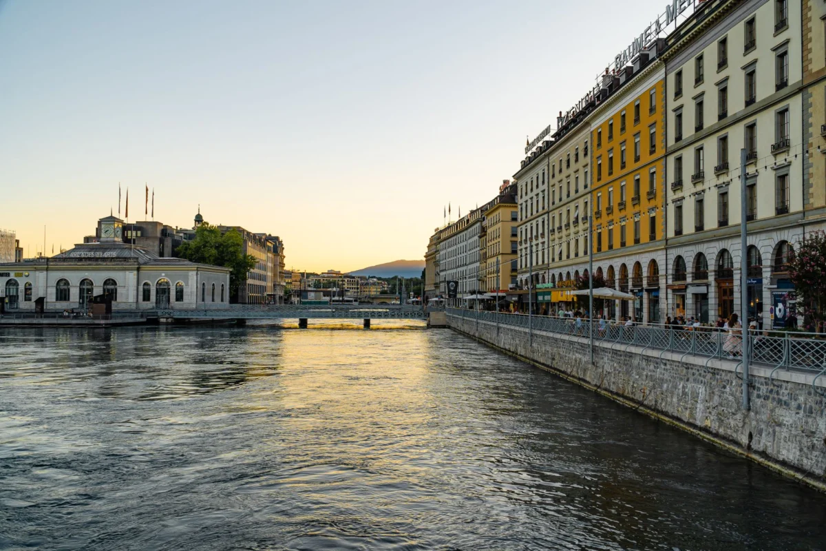 Scenic view of Geneva skyline for a romantic getaway