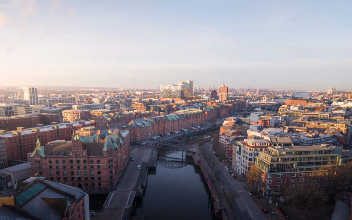 Stunning Hamburg cityscape with iconic landmarks