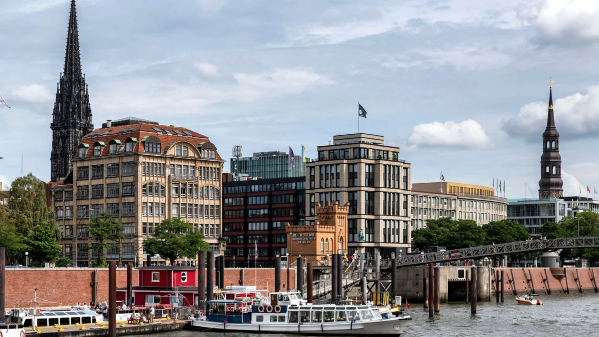 Historic skyline of Hamburg, perfect for history lovers