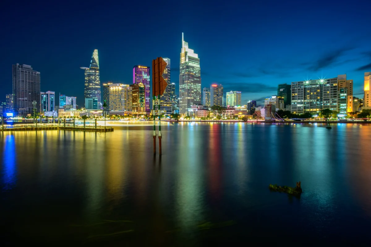 Panoramic skyline view of Ho Chi Minh City