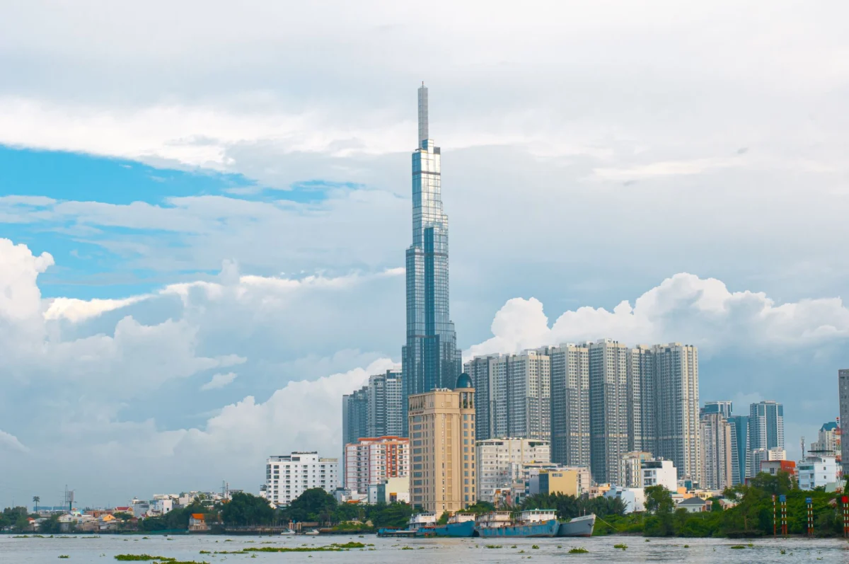 Stunning view of Ho Chi Minh City skyline