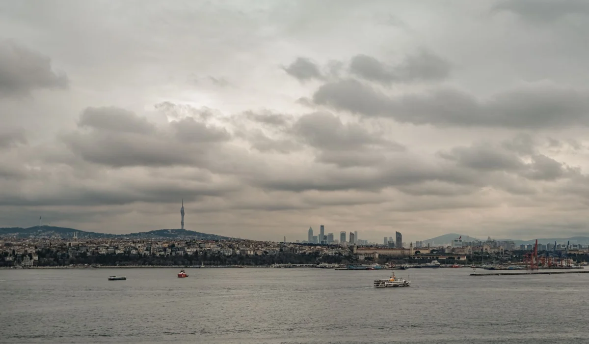 View of Istanbul with Bosphorus Bridge in the background