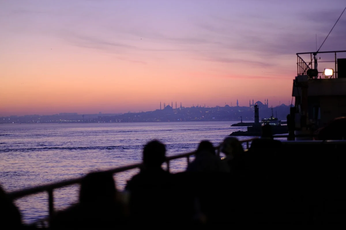 View of Istanbul's romantic skyline with historic architecture