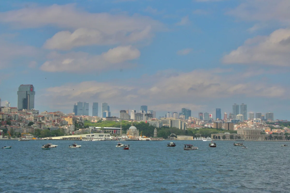 Stunning view of Istanbul's iconic skyline over the Bosphorus