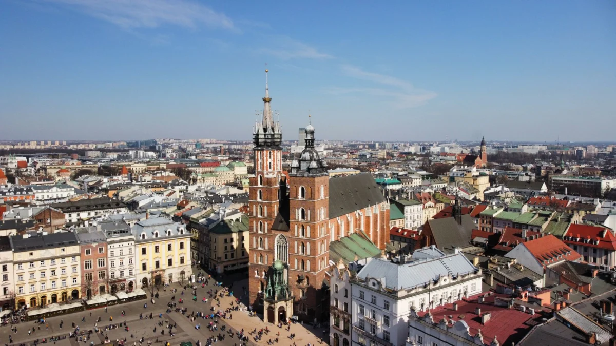 Romantic view of Krakow skyline showcasing the hidden gems