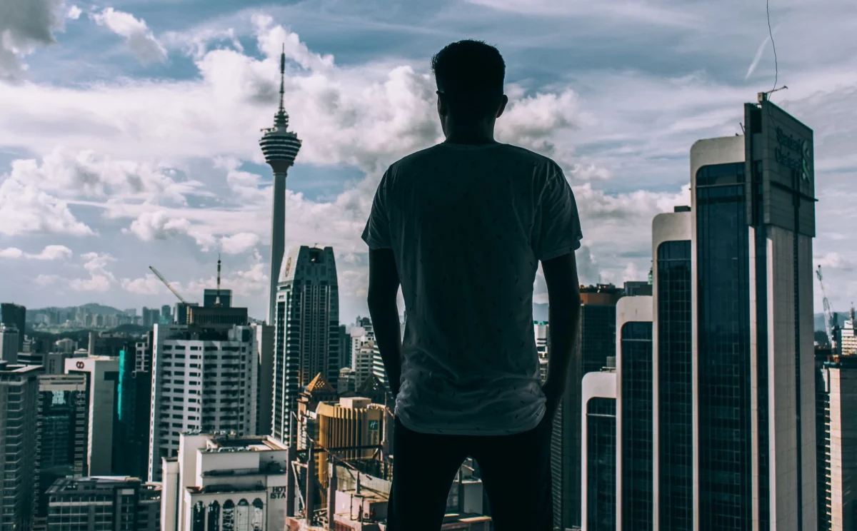 Skyline of Kuala Lumpur featuring iconic Petronas Towers