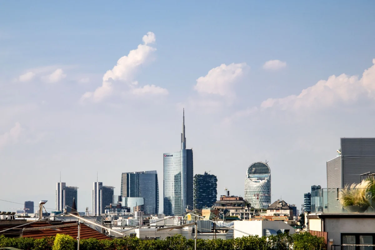 Scenic view of Milan's iconic skyline