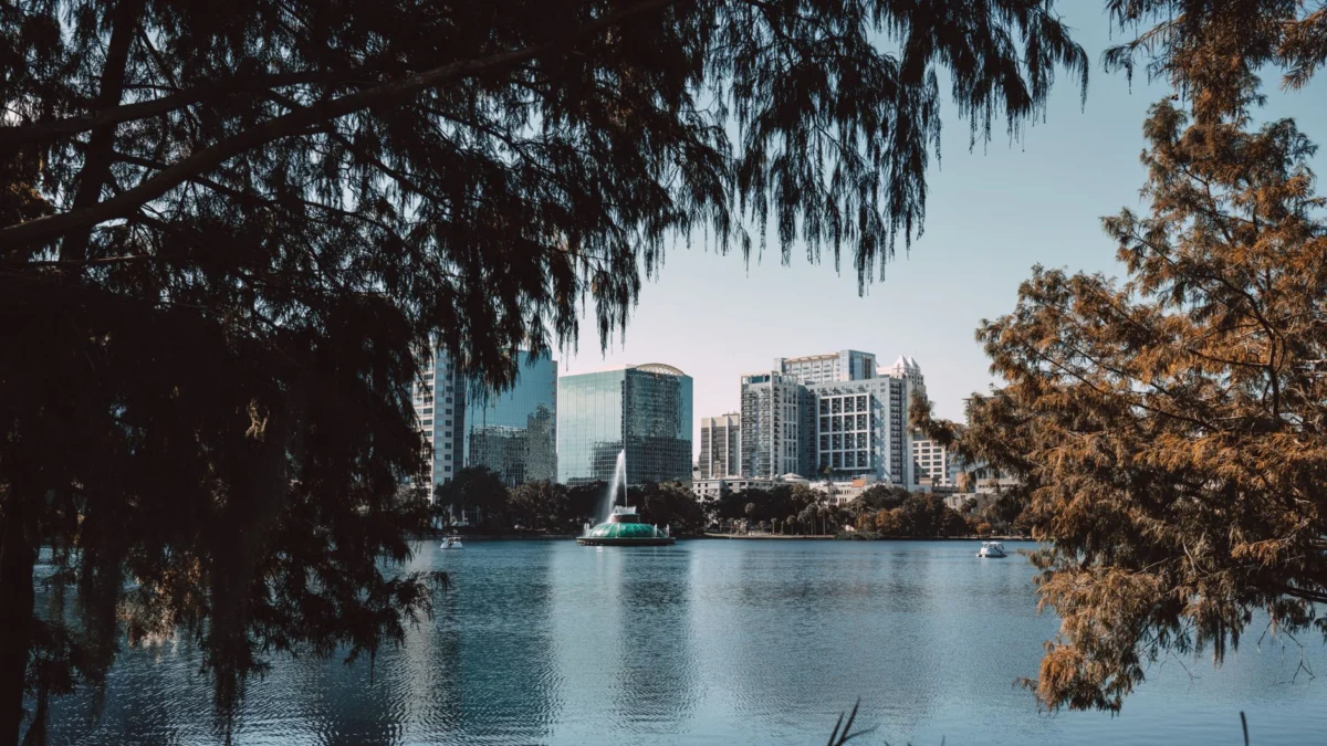 Romantic view over Orlando highlighting honeymoon ambiance