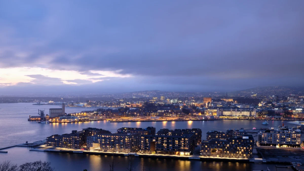 Panoramic view of Oslo’s iconic skyline