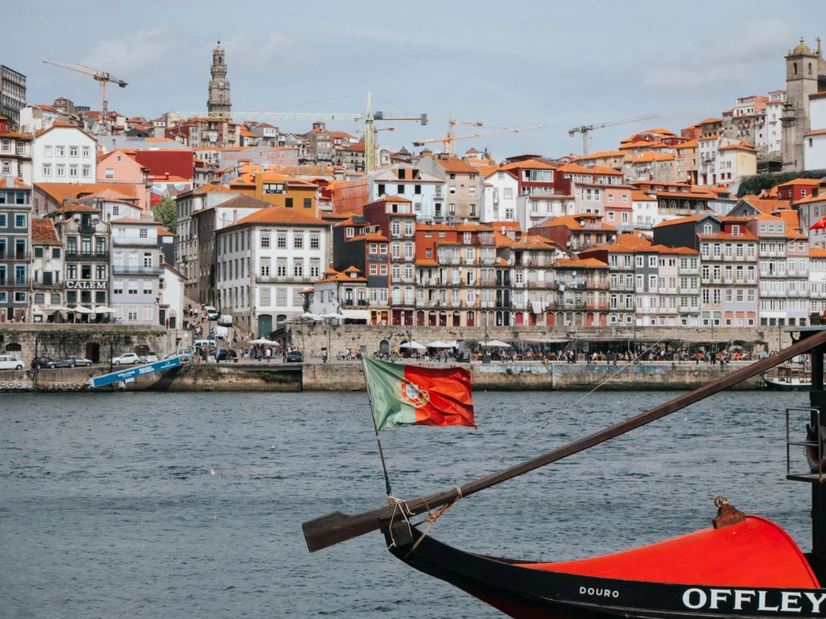 Porto's Ribeira district along Douro River