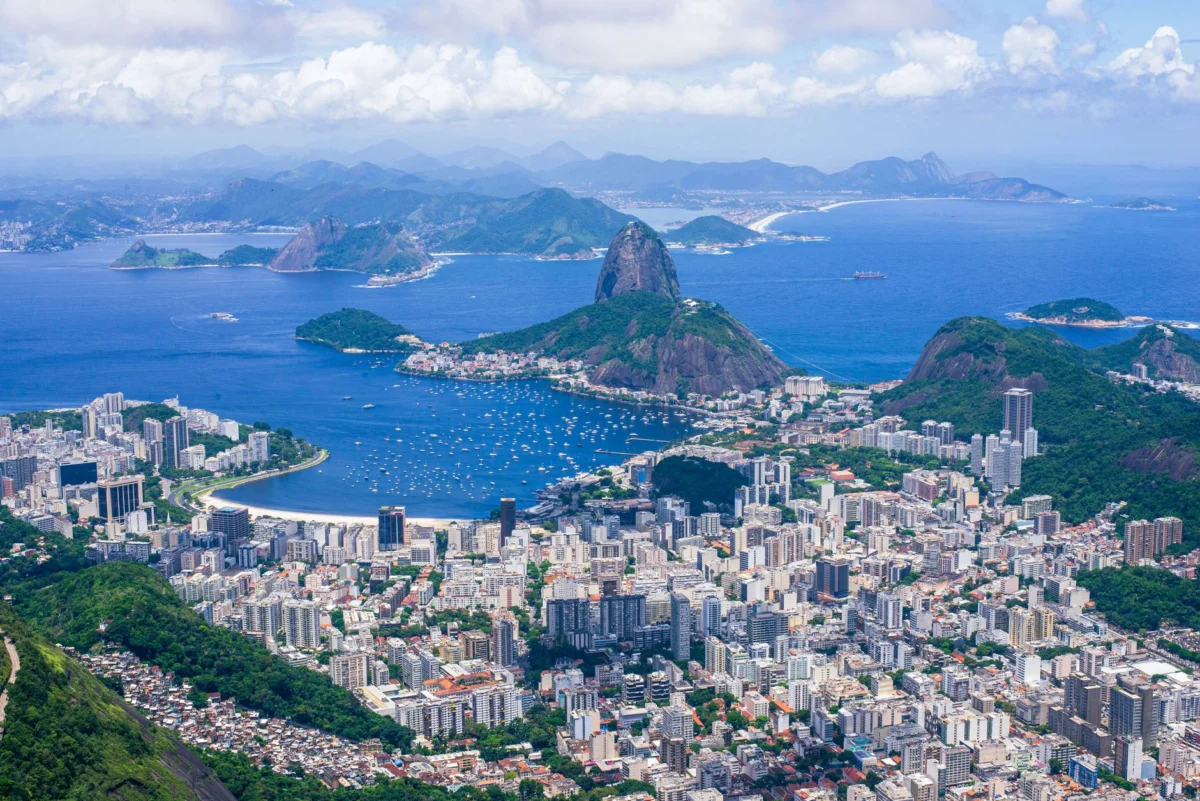 Stunning view of Rio de Janeiro's skyline, perfect for business travelers