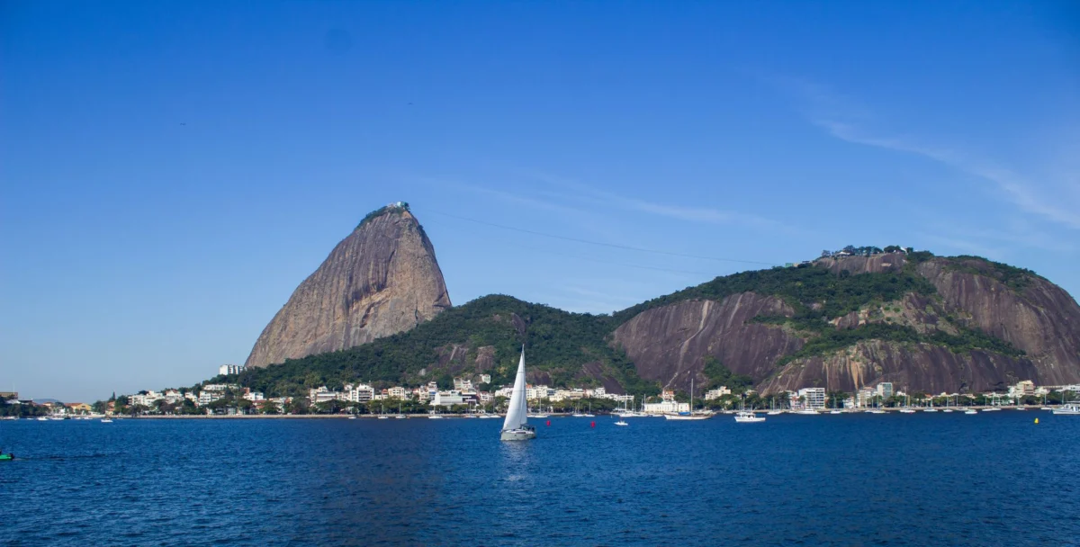 View of Sugarloaf Mountain and Rio de Janeiro skyline