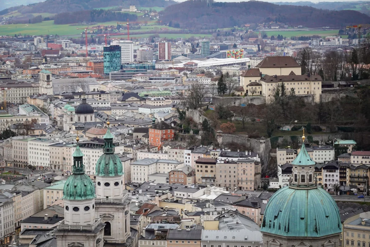 Panoramic view of Salzburg's scenic skyline
