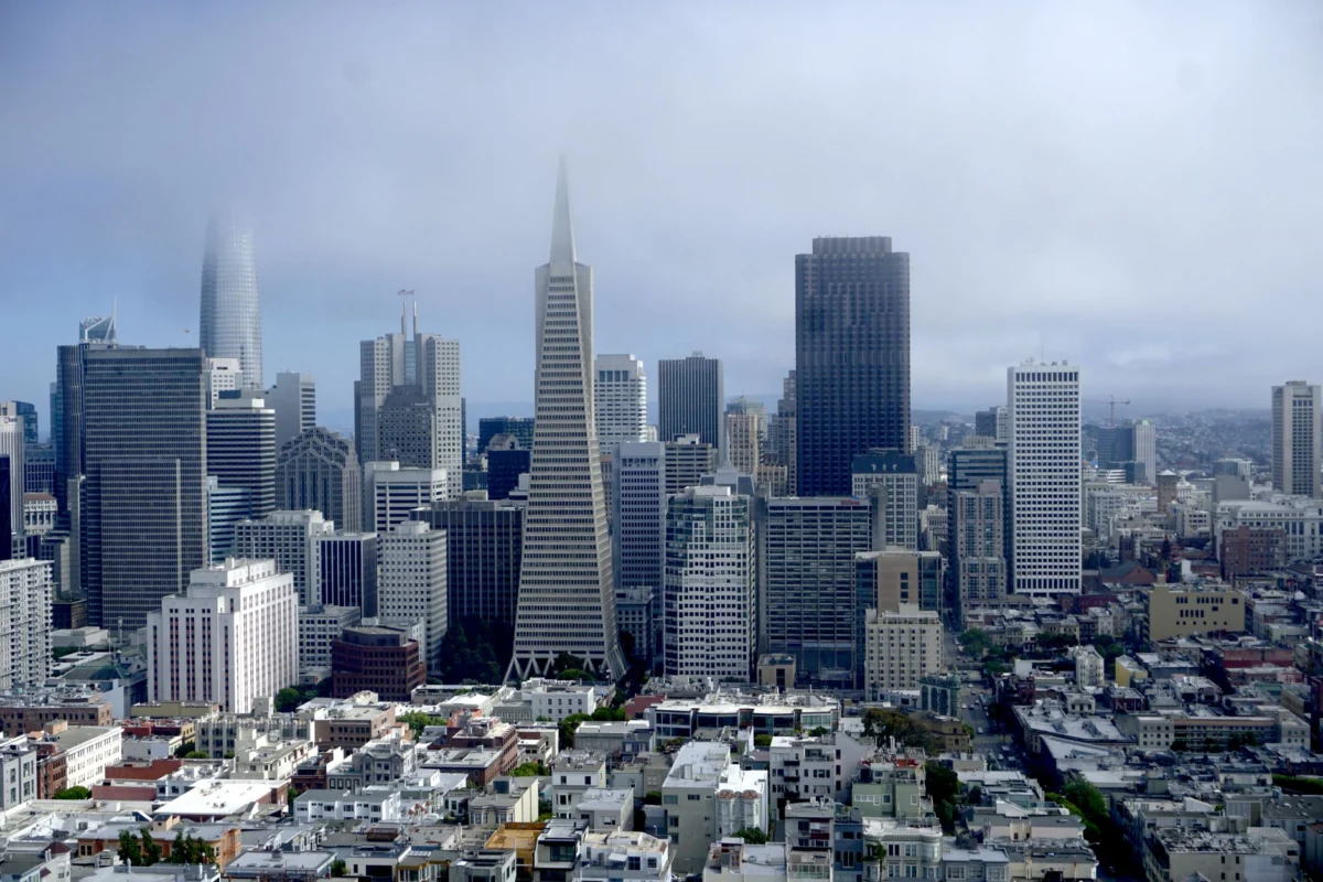 Iconic San Francisco skyline with its renowned landmarks