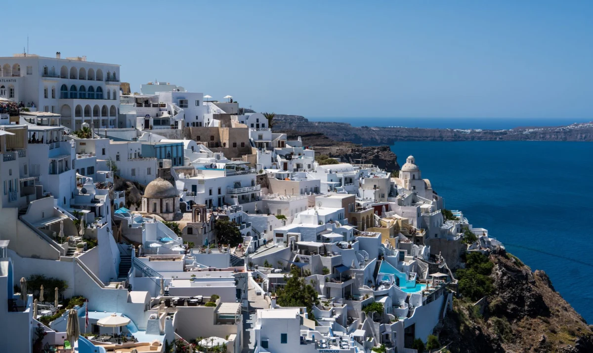 Captivating view of Santorini's hidden gem spots