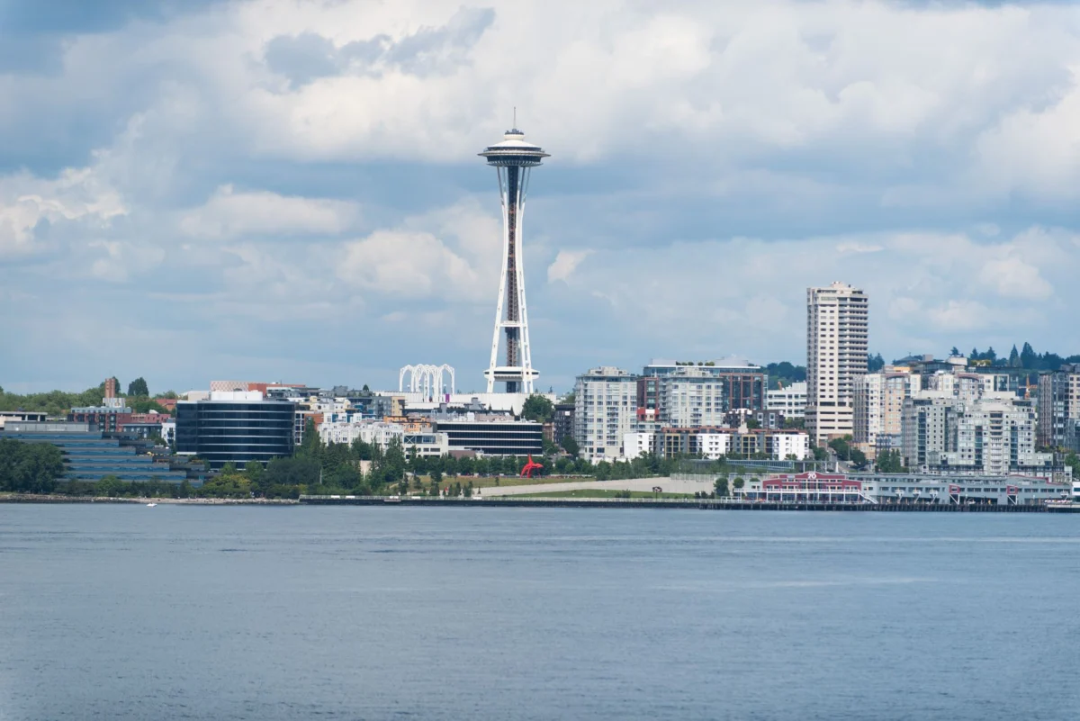 View of the Seattle skyline featuring the iconic Space Needle