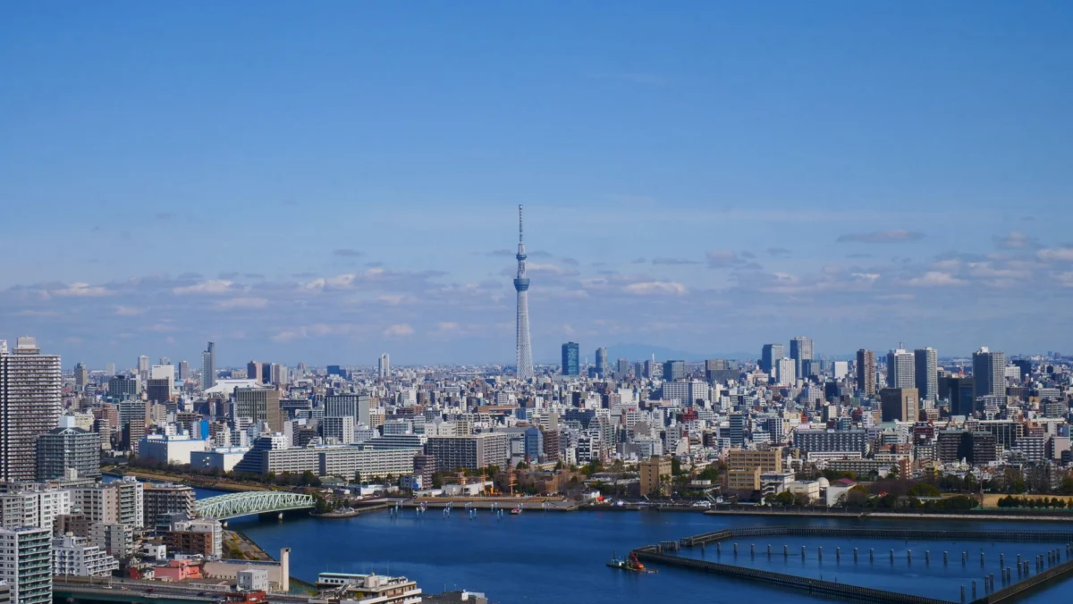 Stunning Tokyo city skyline featuring iconic landmarks