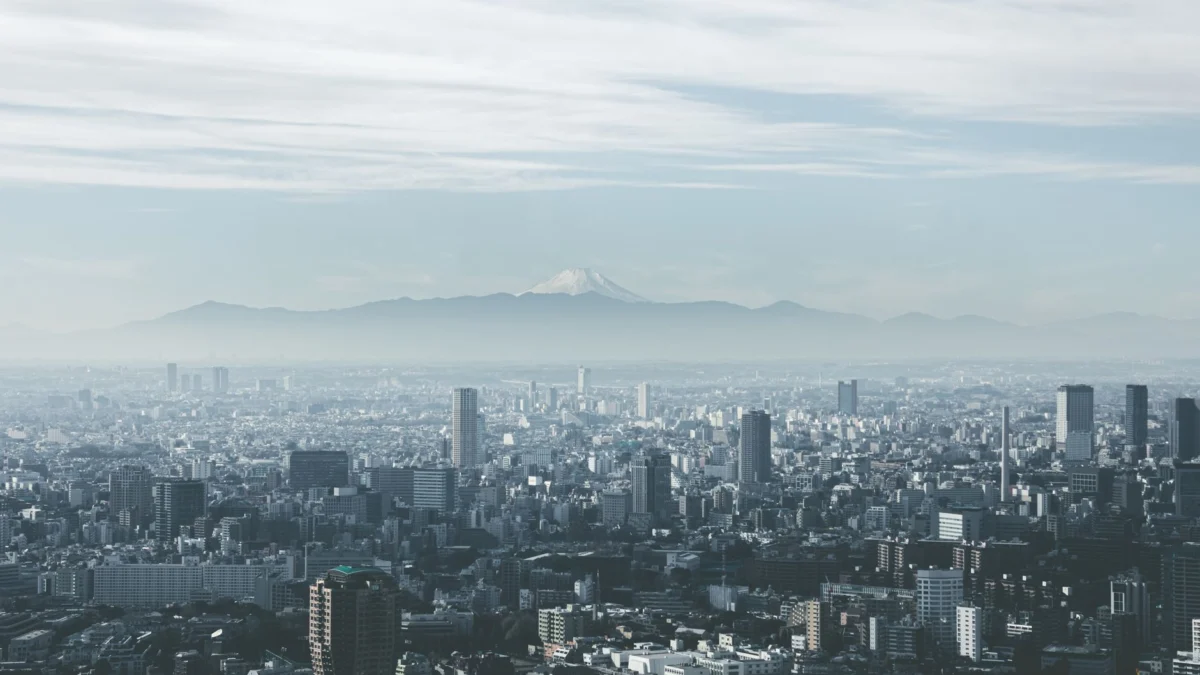 A breathtaking view of Tokyo's skyline featuring iconic landmarks