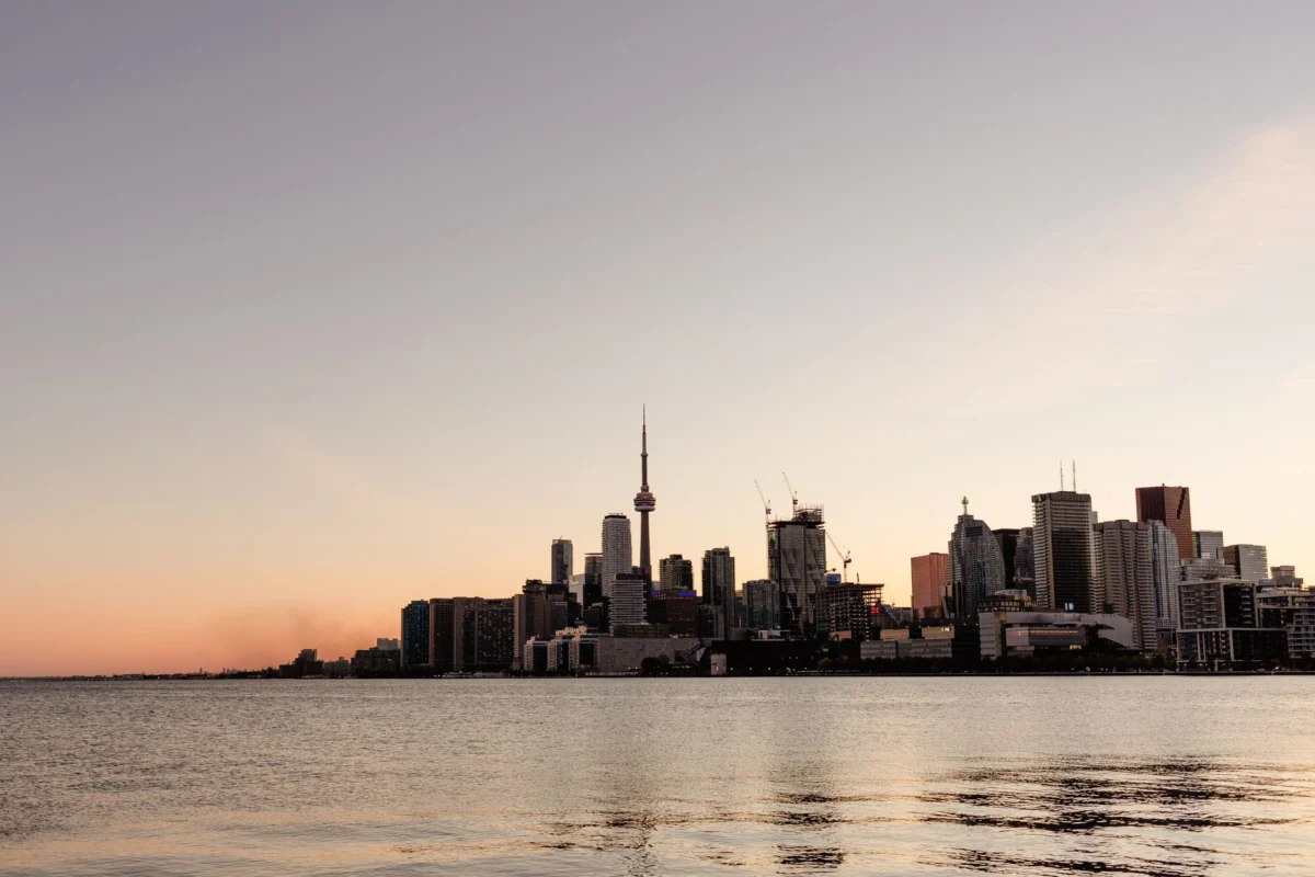 Stunning Toronto skyline at dusk