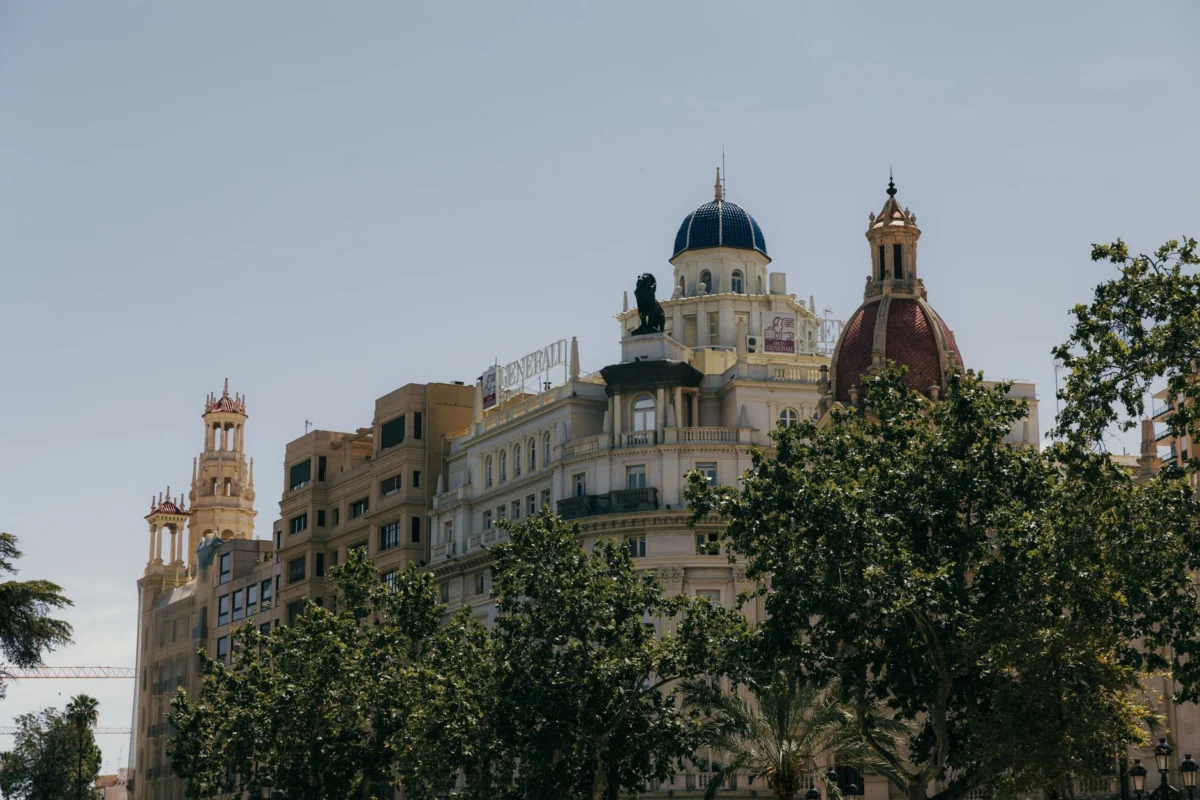A breathtaking view of Valencia's skyline highlighting its historic architecture