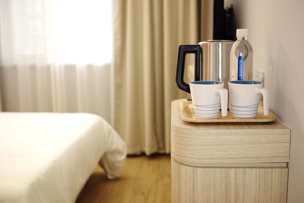 Modern business hotel room in Vienna