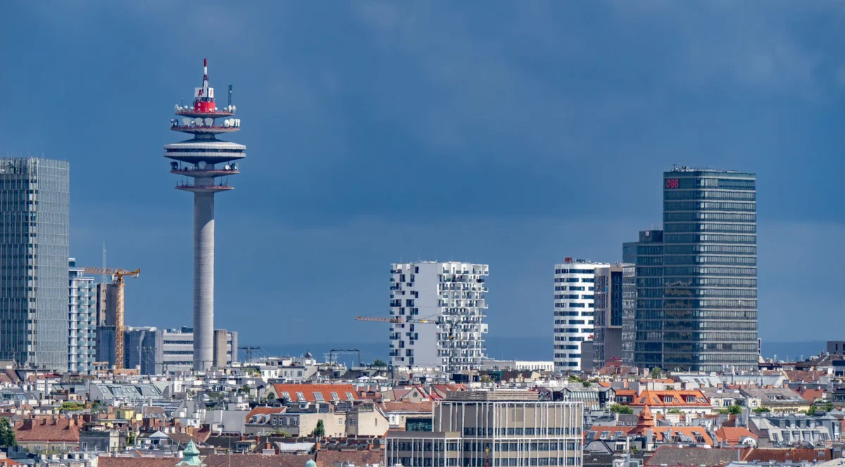 Stunning view of Vienna skyline showcasing its iconic architecture