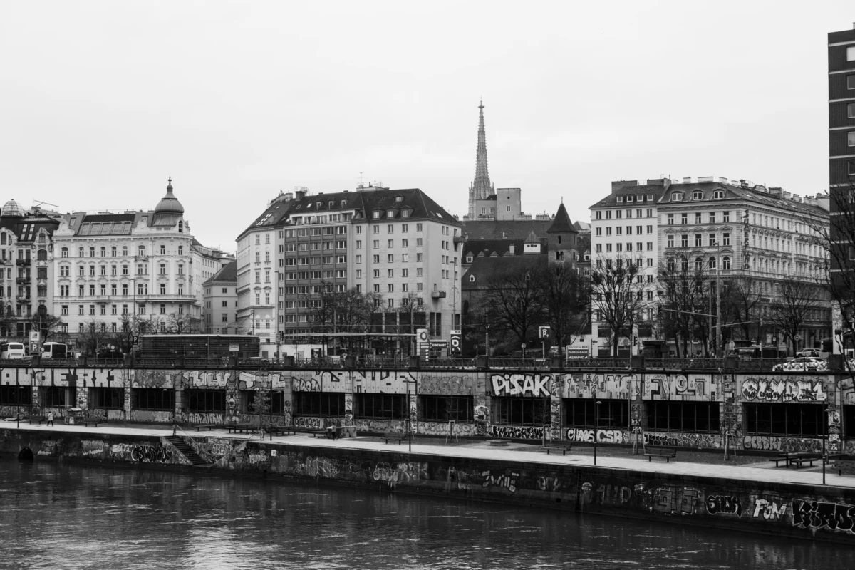 View of Vienna's skyline featuring St. Stephen's Cathedral