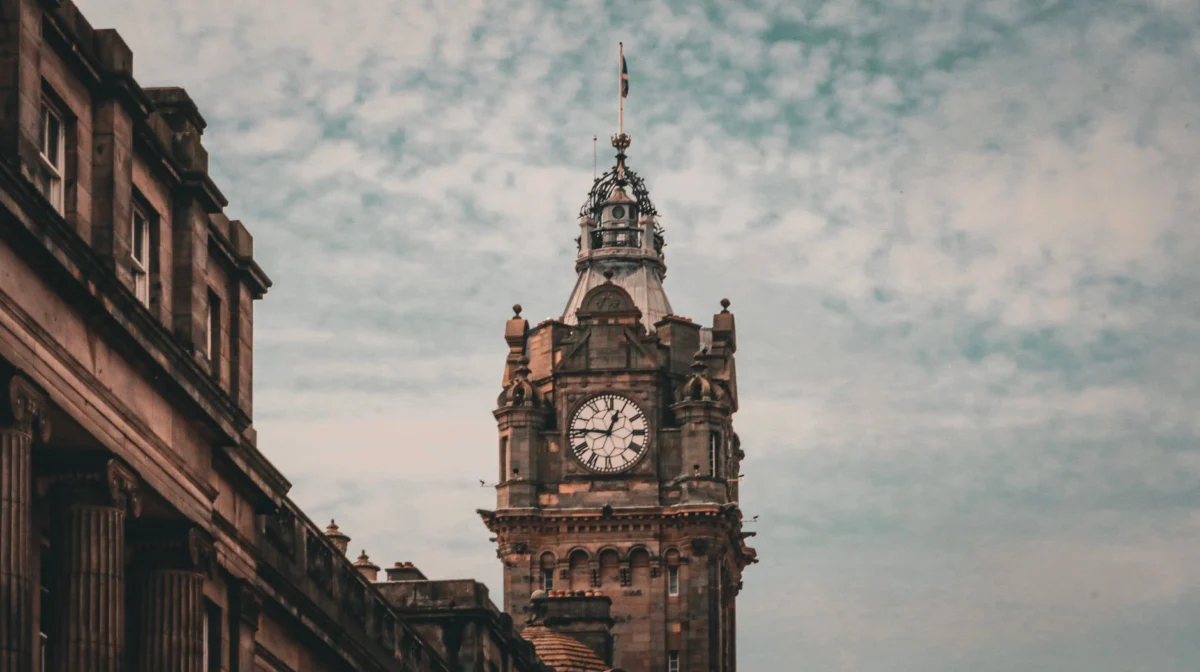 Scenic view of Aberdeen's iconic granite architecture