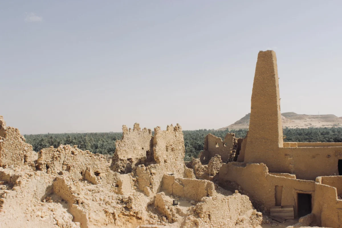 Panoramic view of ancient ruins in AlUla, ideal for solo travelers