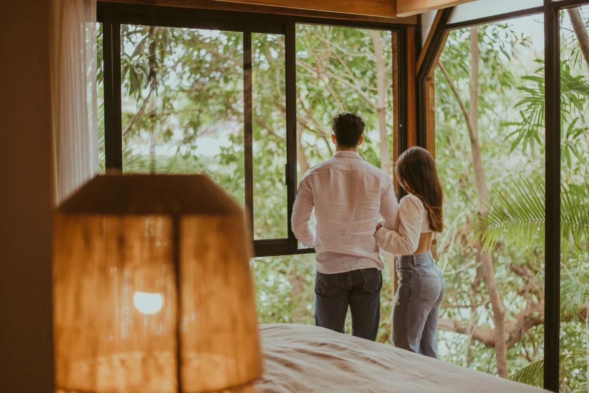 Romantic hotel room with a view in AlUla