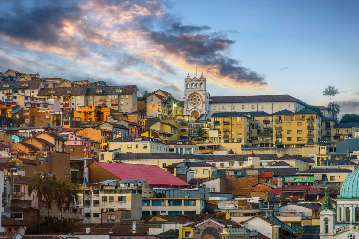 Antananarivo skyline at sunset, featuring iconic city landmarks