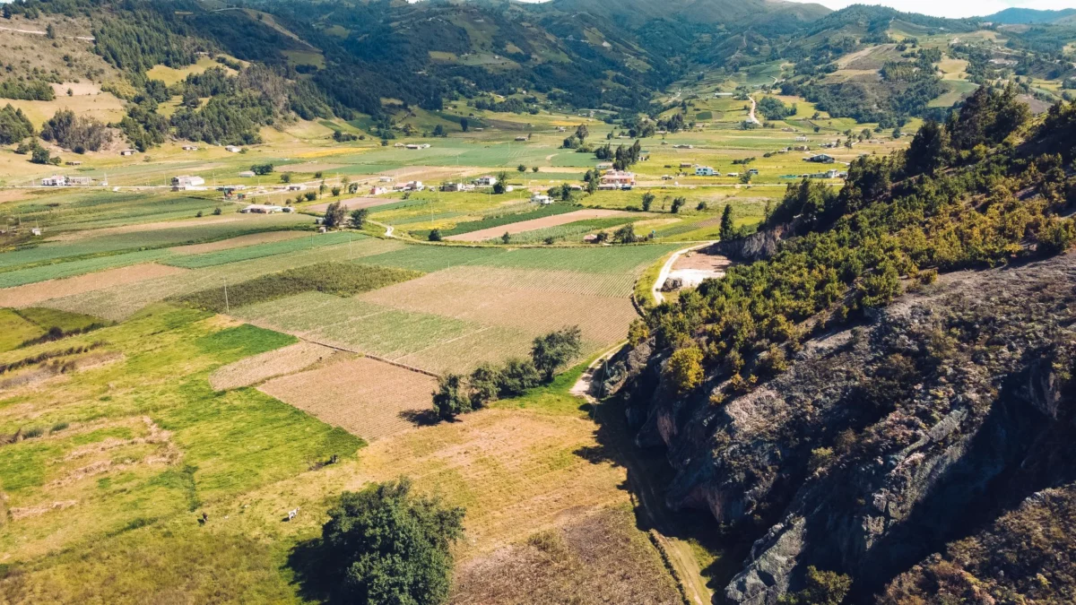 Panoramic view of Atakpame highlighting natural beauty