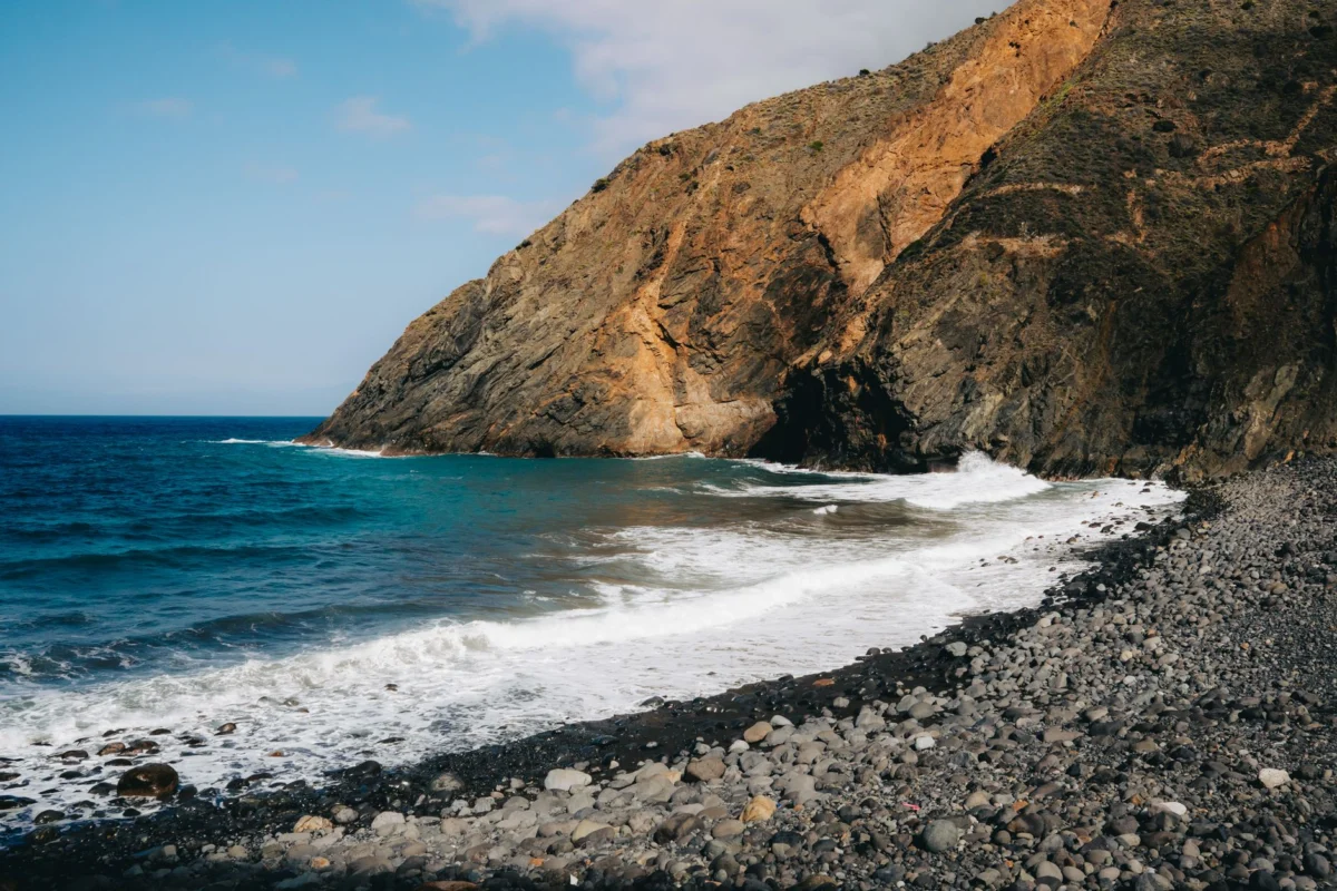A stunning view of Bequia's coastline, capturing its natural beauty.