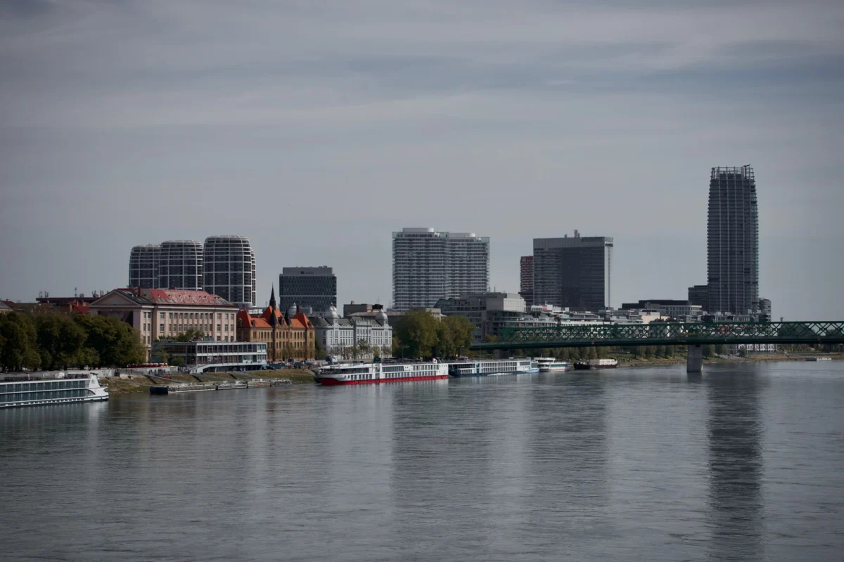 A stunning view of Bratislava's skyline showcasing its scenic beauty