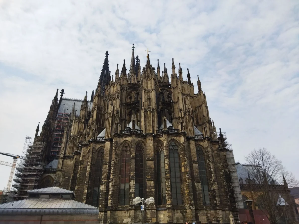 Cologne skyline with cathedral and city view