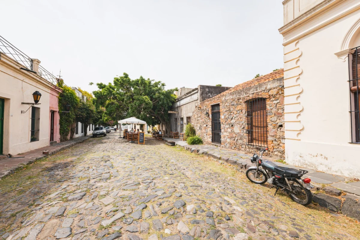 Charming cobblestone streets of Colonia del Sacramento