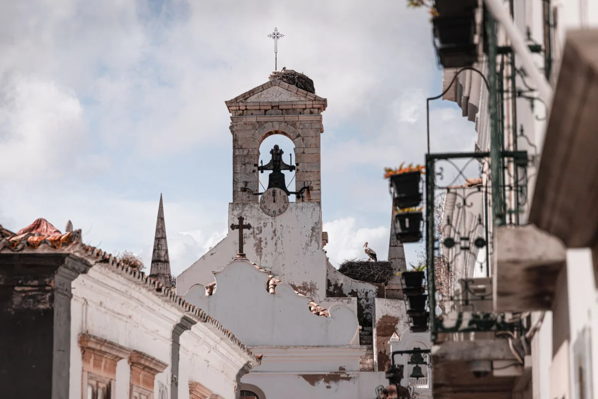 Faro skyline with historical architecture
