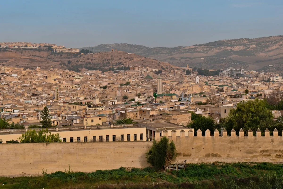 A stunning view of Fes Medina's skyline showcasing historic architecture
