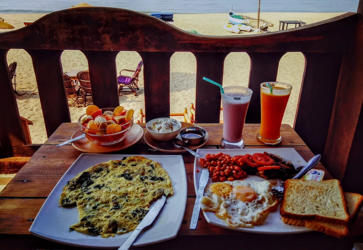 Goan beachside restaurant with culinary delights